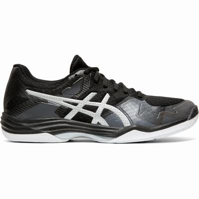 Asics Gel-Tactic 2 - Naisten Lentopallokengät - Mustat/Hopea